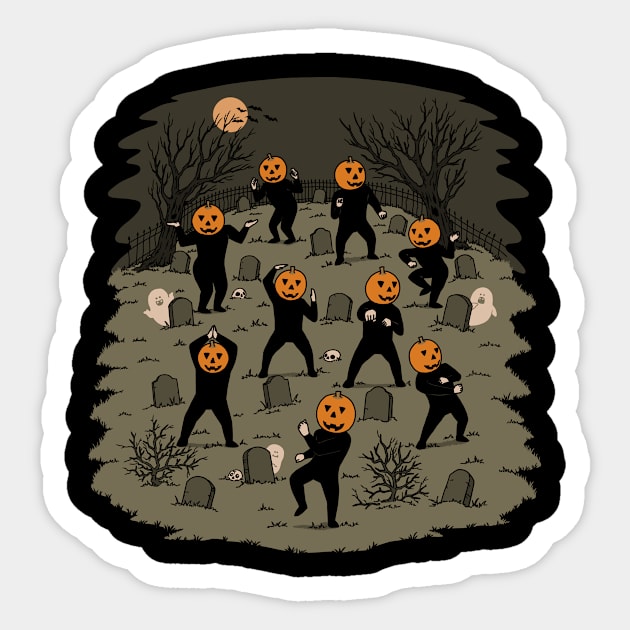 Graveyard Dance Sticker by pigboom